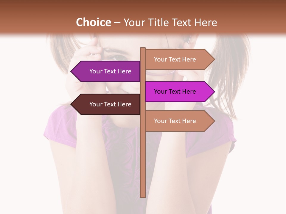 Isolated One Young PowerPoint Template
