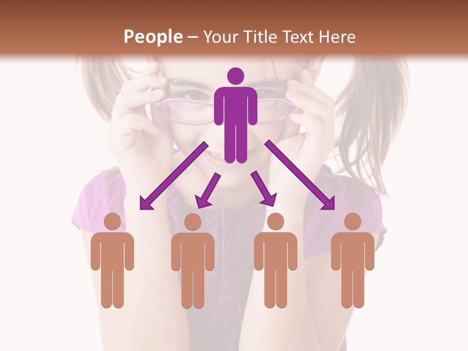 Isolated One Young PowerPoint Template