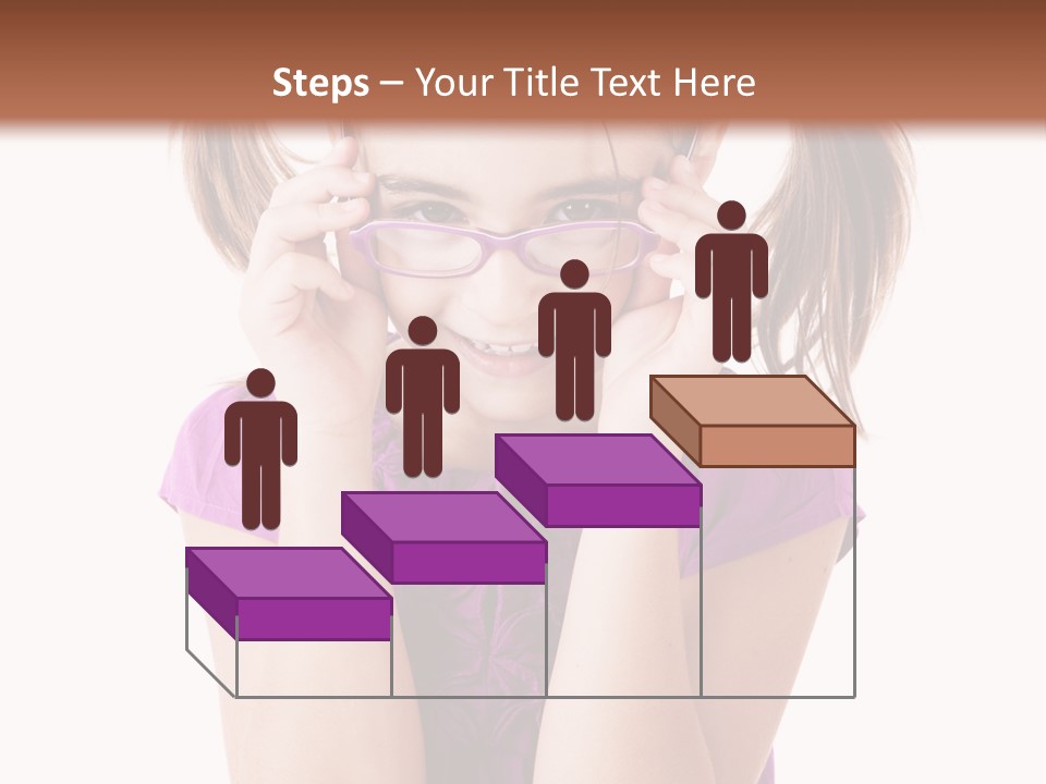 Isolated One Young PowerPoint Template