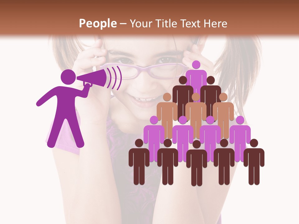 Isolated One Young PowerPoint Template