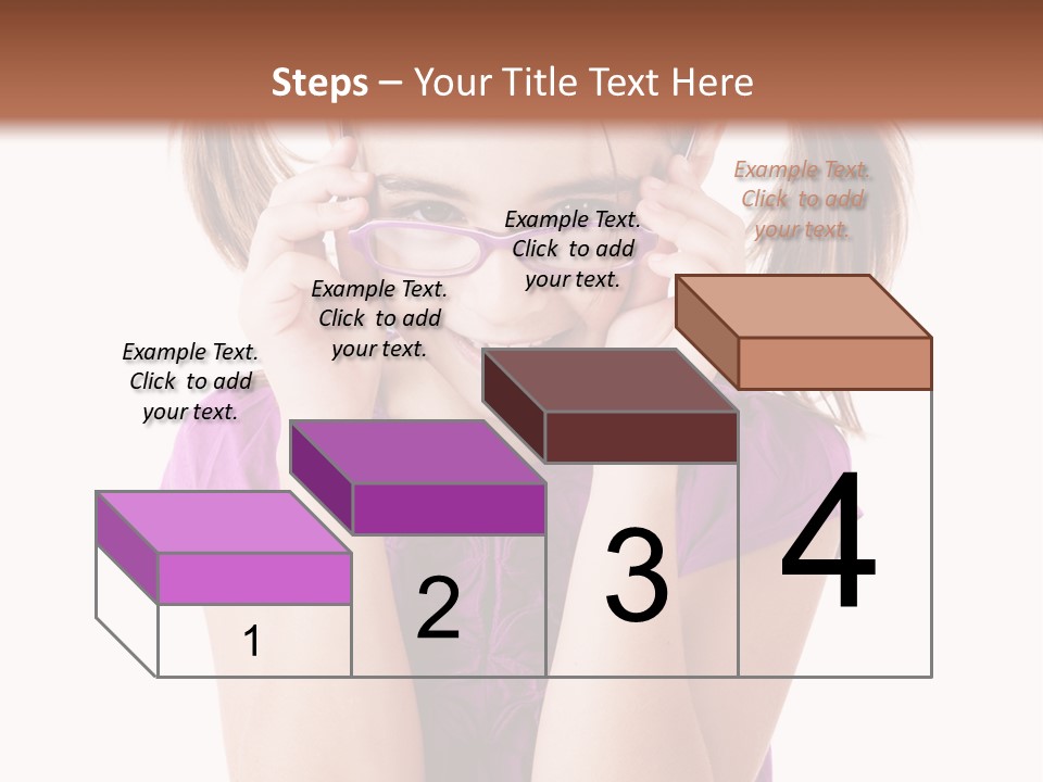 Isolated One Young PowerPoint Template