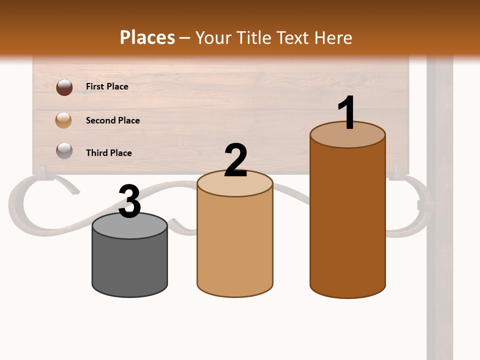 Frame Antique Copper PowerPoint Template