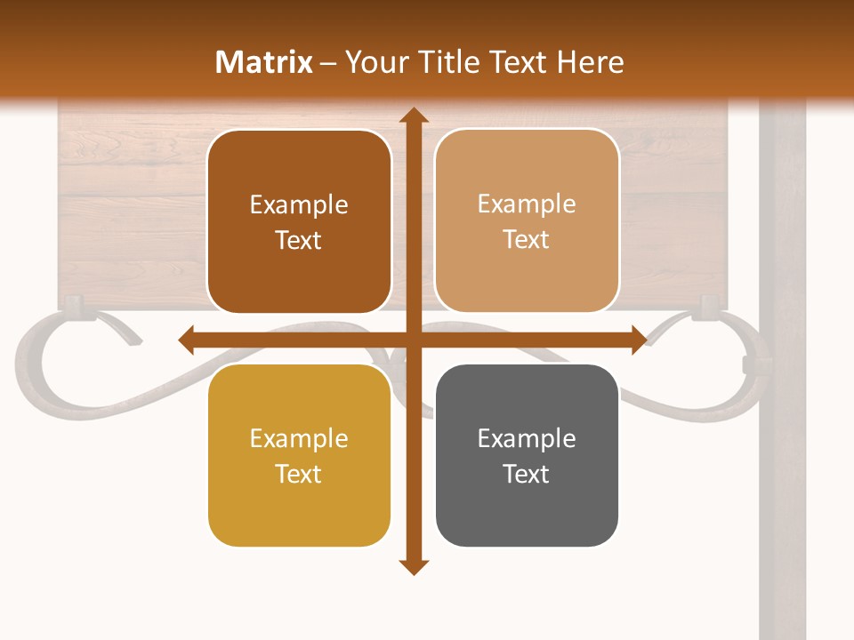 Frame Antique Copper PowerPoint Template