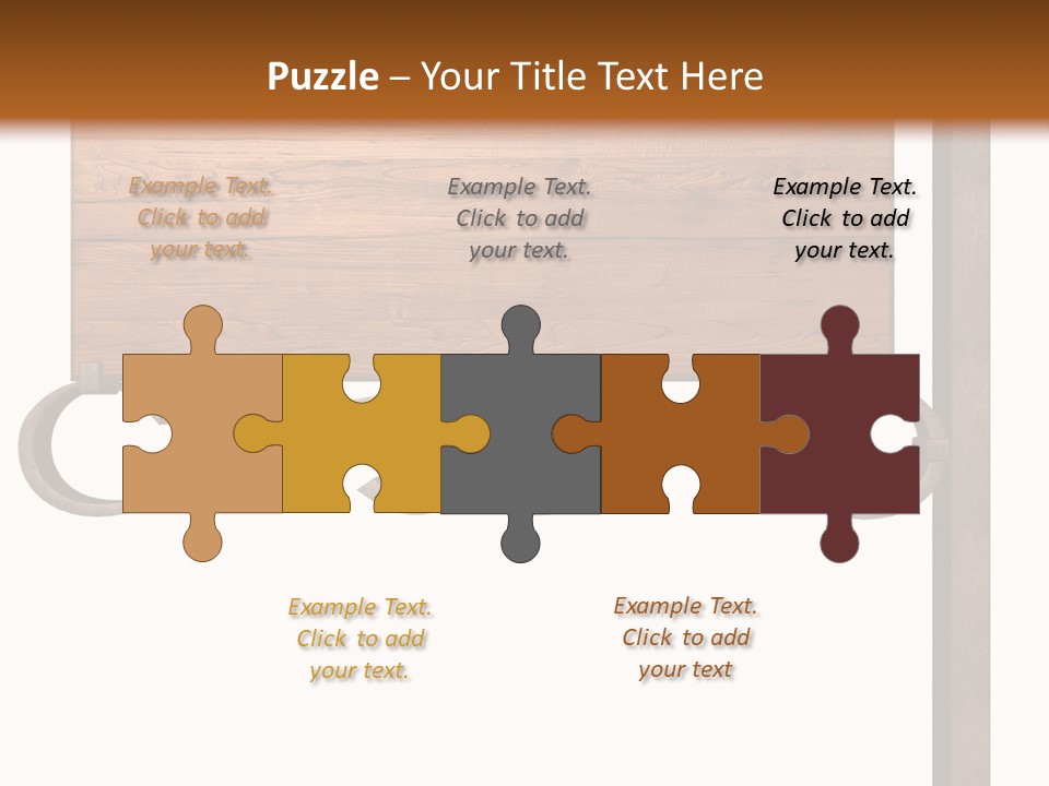 Frame Antique Copper PowerPoint Template