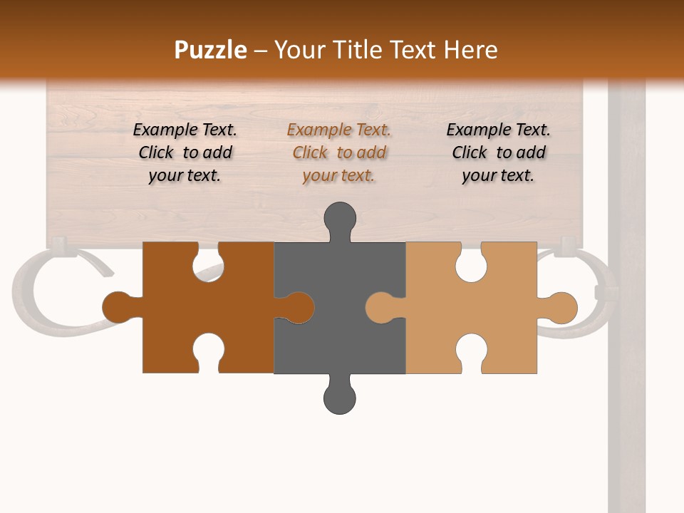 Frame Antique Copper PowerPoint Template