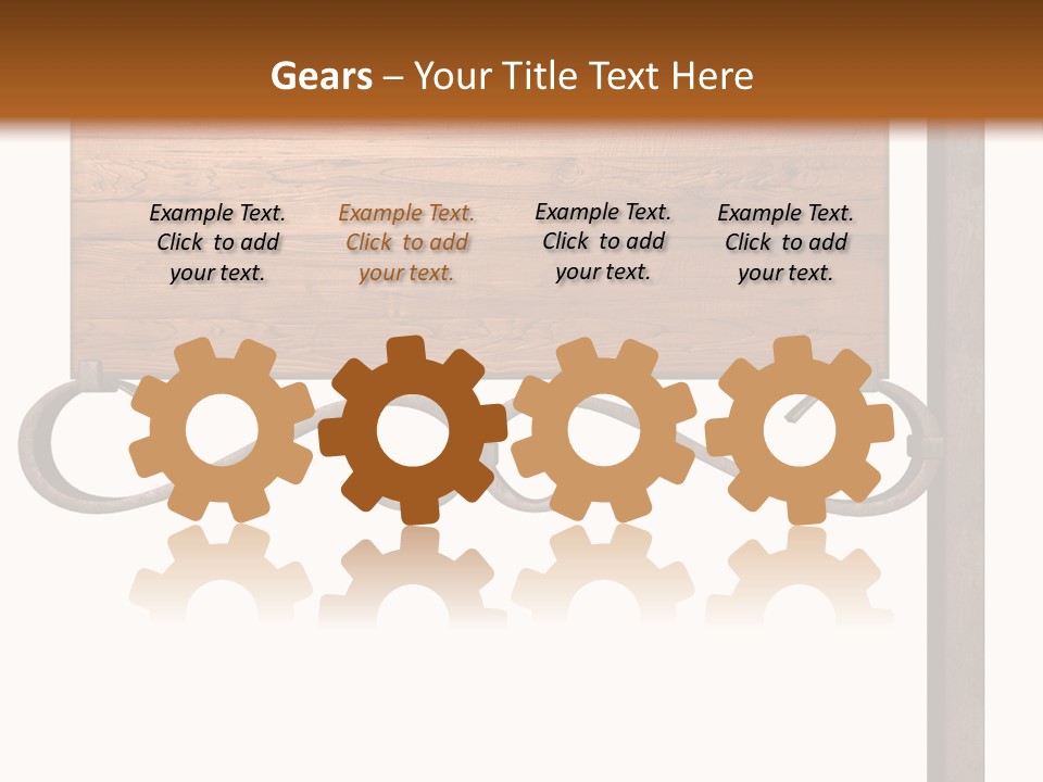 Frame Antique Copper PowerPoint Template