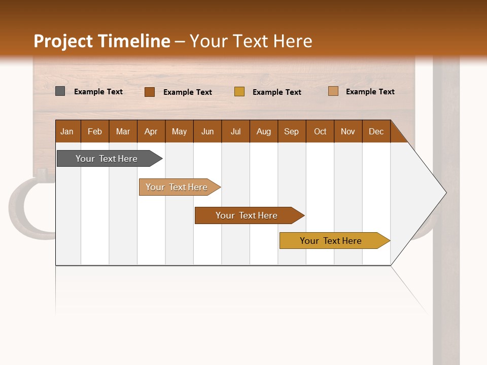 Frame Antique Copper PowerPoint Template