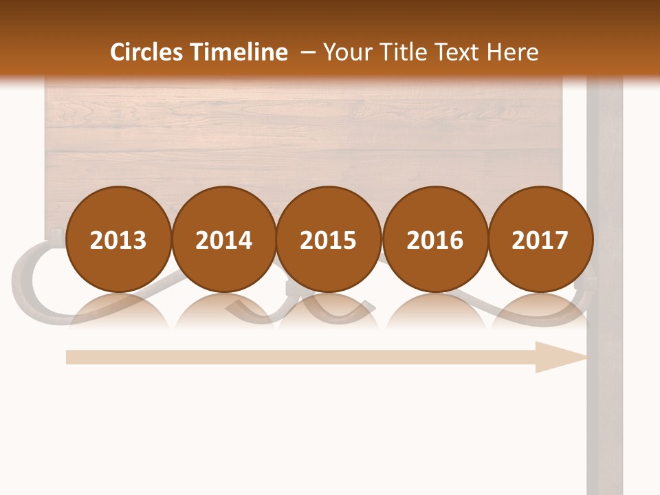 Frame Antique Copper PowerPoint Template