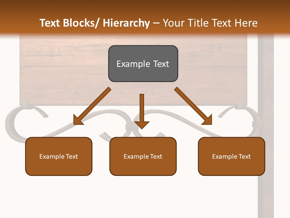 Frame Antique Copper PowerPoint Template