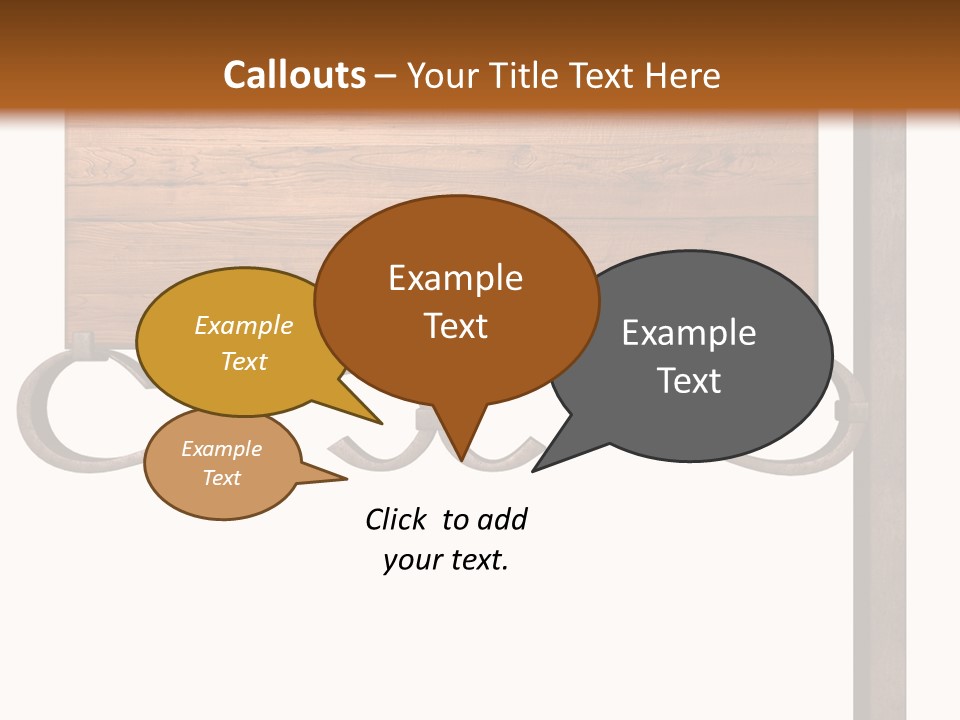 Frame Antique Copper PowerPoint Template