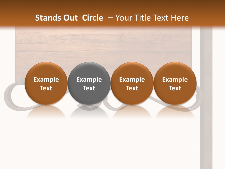 Frame Antique Copper PowerPoint Template