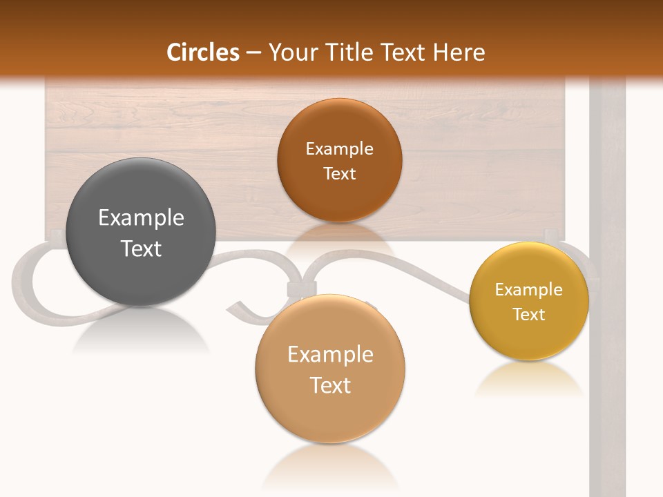 Frame Antique Copper PowerPoint Template