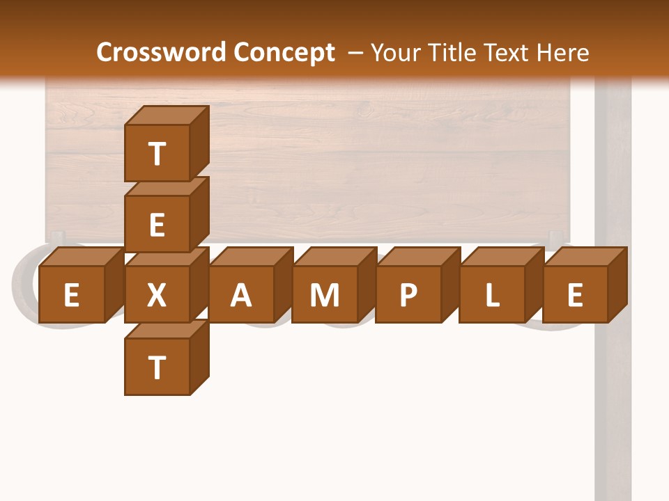 Frame Antique Copper PowerPoint Template