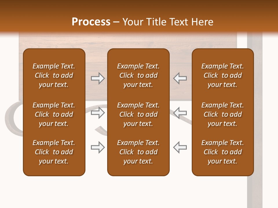 Frame Antique Copper PowerPoint Template