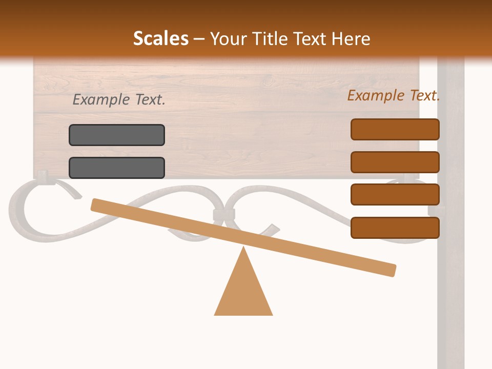 Frame Antique Copper PowerPoint Template