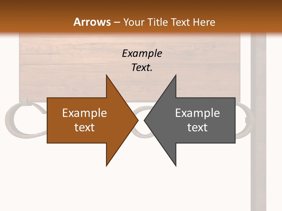 Frame Antique Copper PowerPoint Template