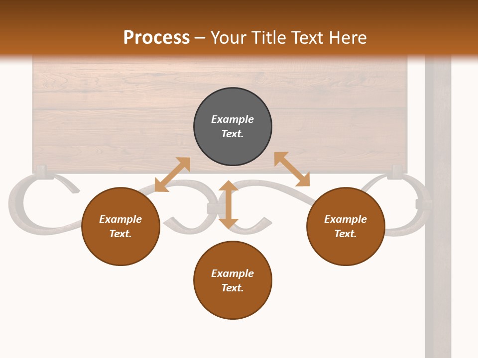 Frame Antique Copper PowerPoint Template