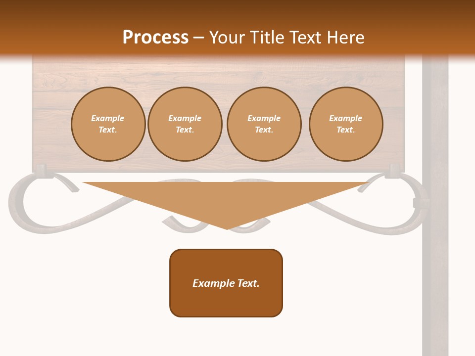 Frame Antique Copper PowerPoint Template