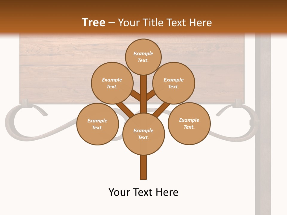 Frame Antique Copper PowerPoint Template