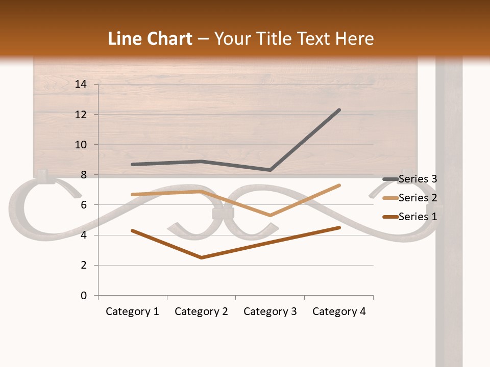 Frame Antique Copper PowerPoint Template
