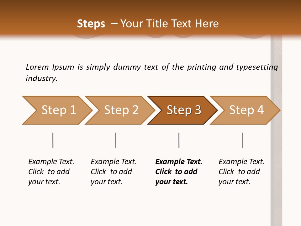 Signpost Message Rough PowerPoint Template
