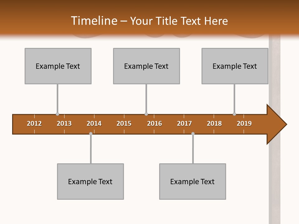 Signpost Message Rough PowerPoint Template