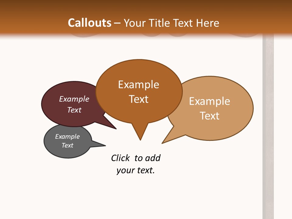 Signpost Message Rough PowerPoint Template