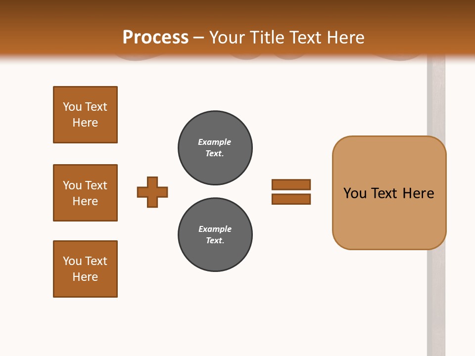 Signpost Message Rough PowerPoint Template