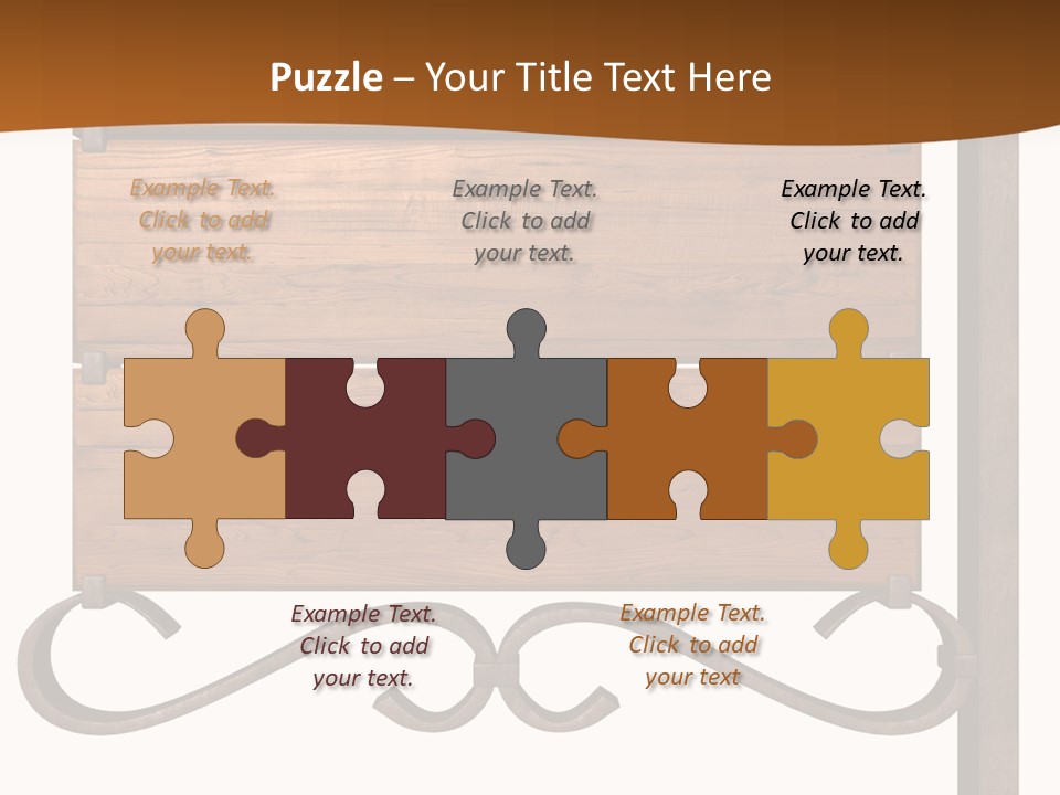 Hanging Copper Antique PowerPoint Template