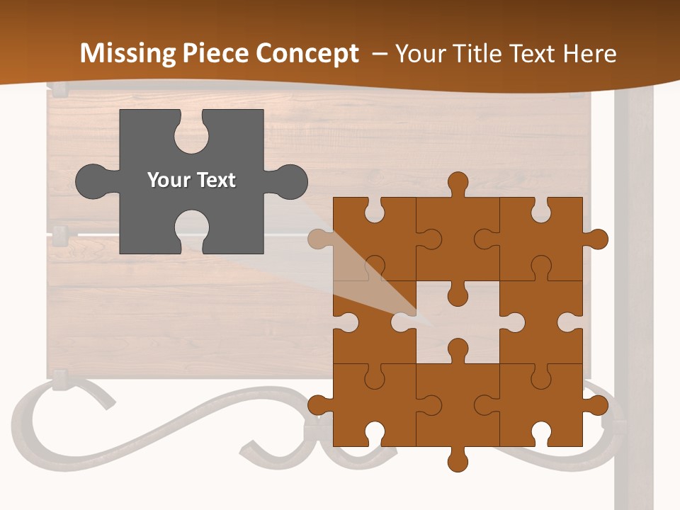 Hanging Copper Antique PowerPoint Template