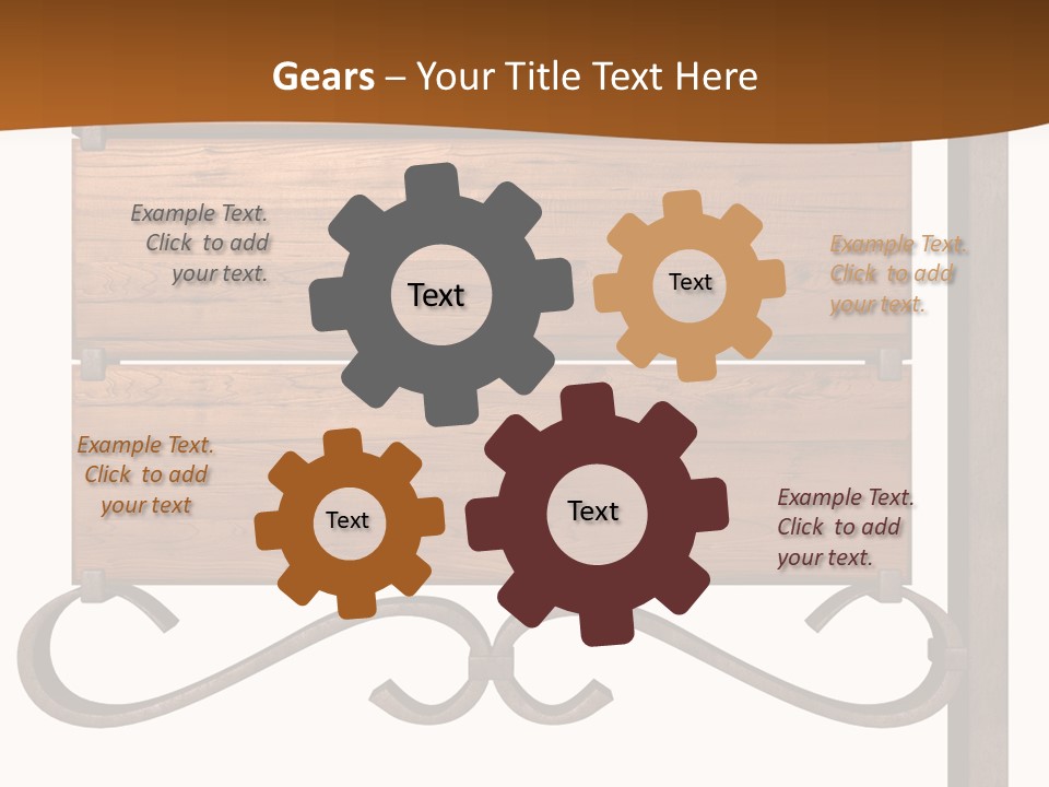 Hanging Copper Antique PowerPoint Template