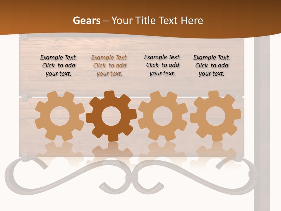 Hanging Copper Antique PowerPoint Template