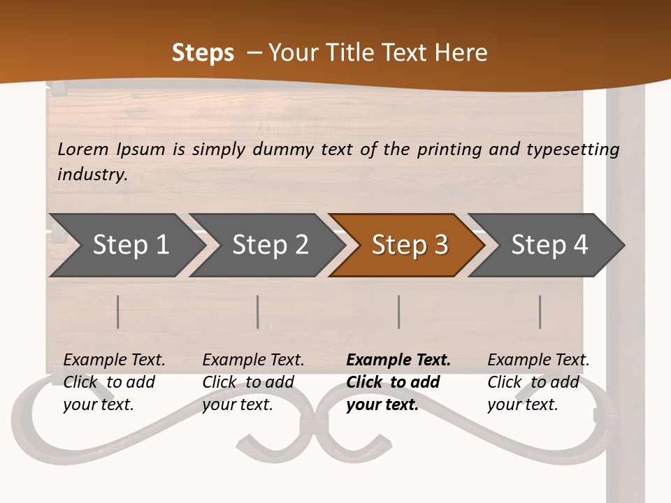 Hanging Copper Antique PowerPoint Template
