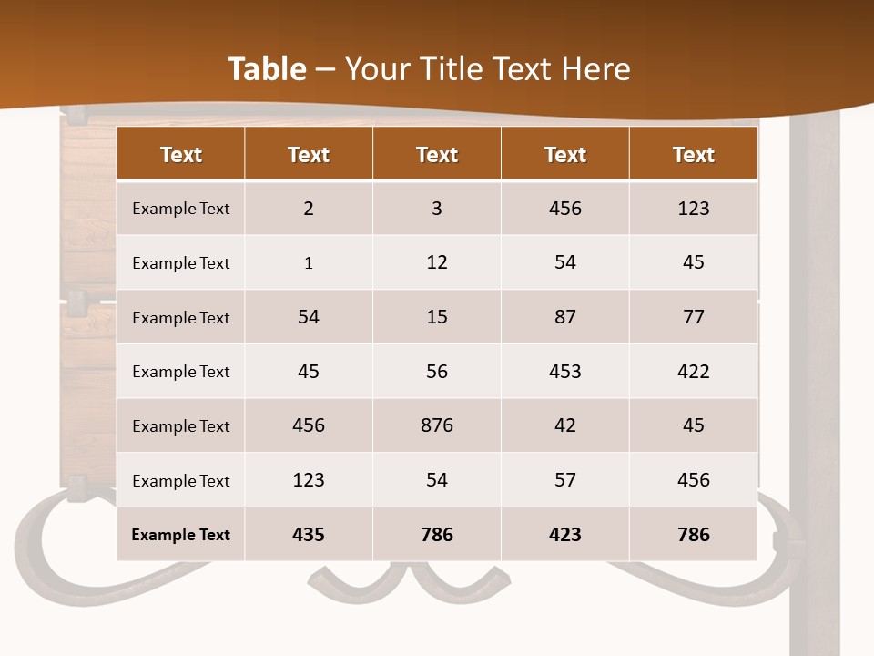 Hanging Copper Antique PowerPoint Template