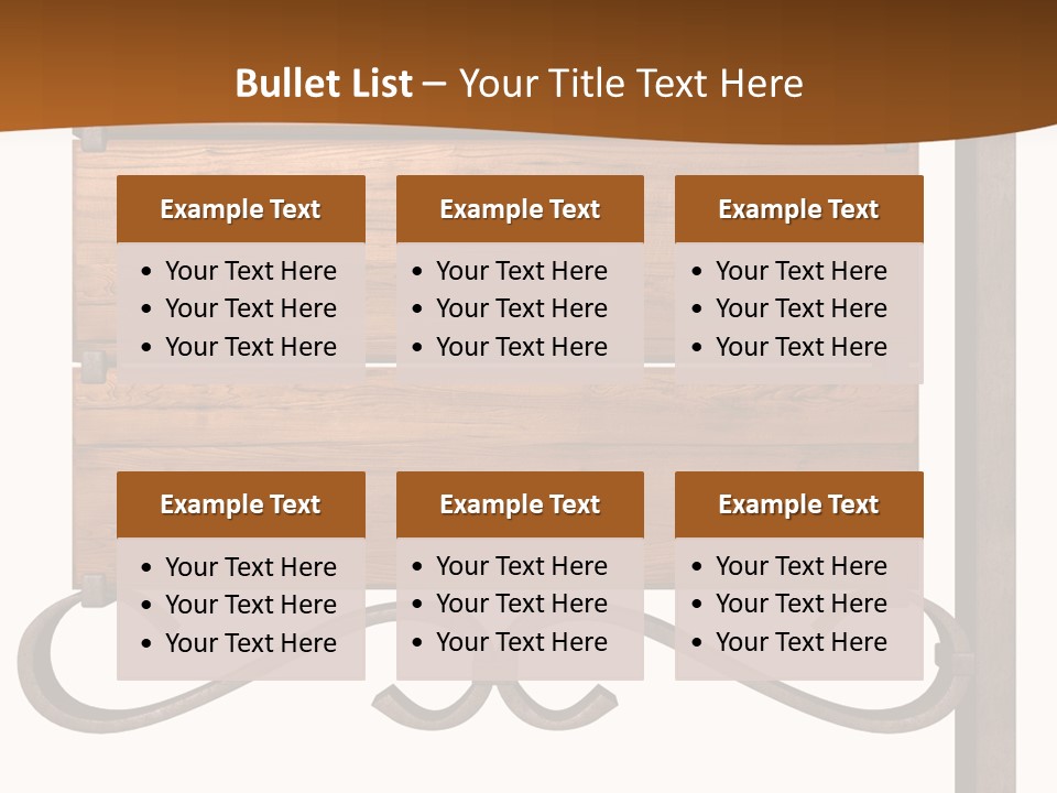 Hanging Copper Antique PowerPoint Template