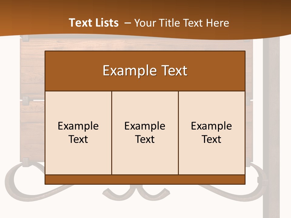 Hanging Copper Antique PowerPoint Template