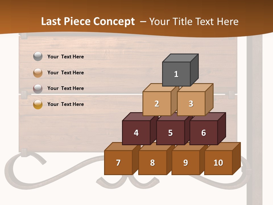 Hanging Copper Antique PowerPoint Template