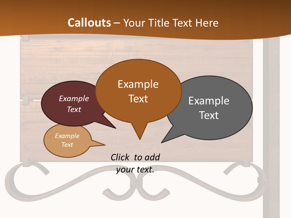 Hanging Copper Antique PowerPoint Template