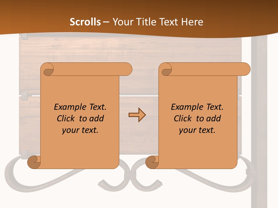 Hanging Copper Antique PowerPoint Template