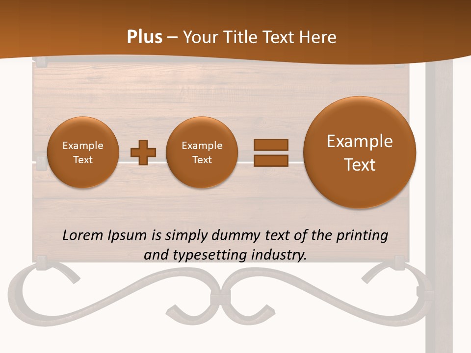 Hanging Copper Antique PowerPoint Template