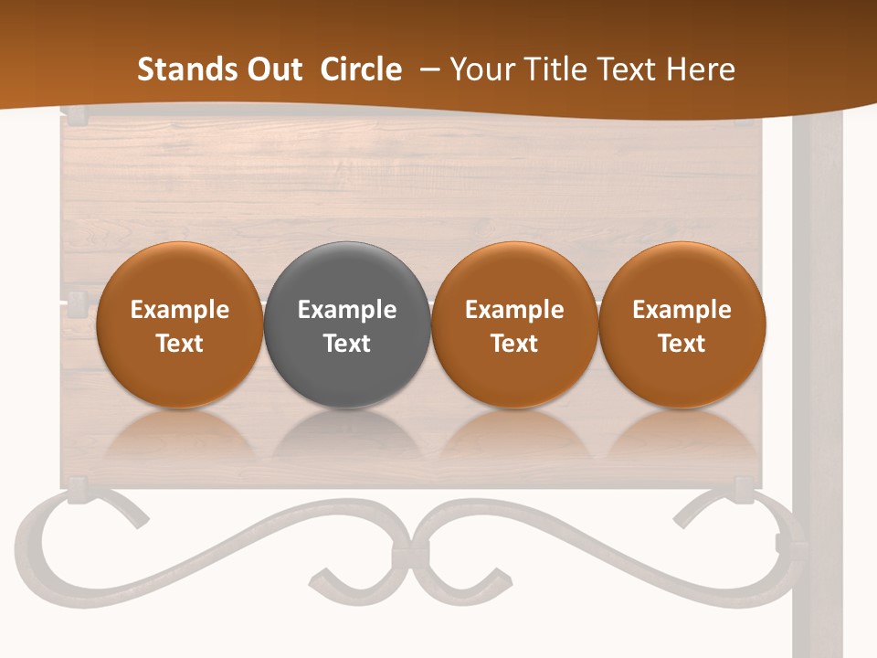 Hanging Copper Antique PowerPoint Template