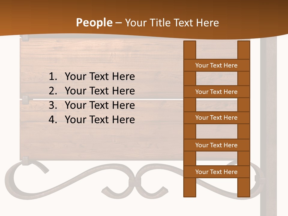 Hanging Copper Antique PowerPoint Template