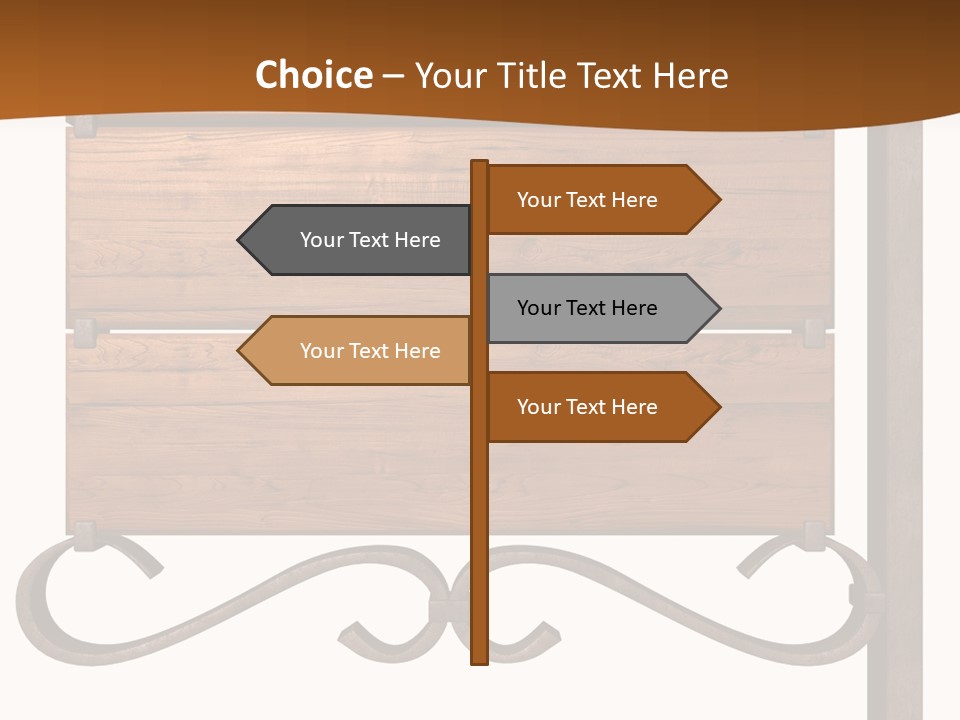 Hanging Copper Antique PowerPoint Template