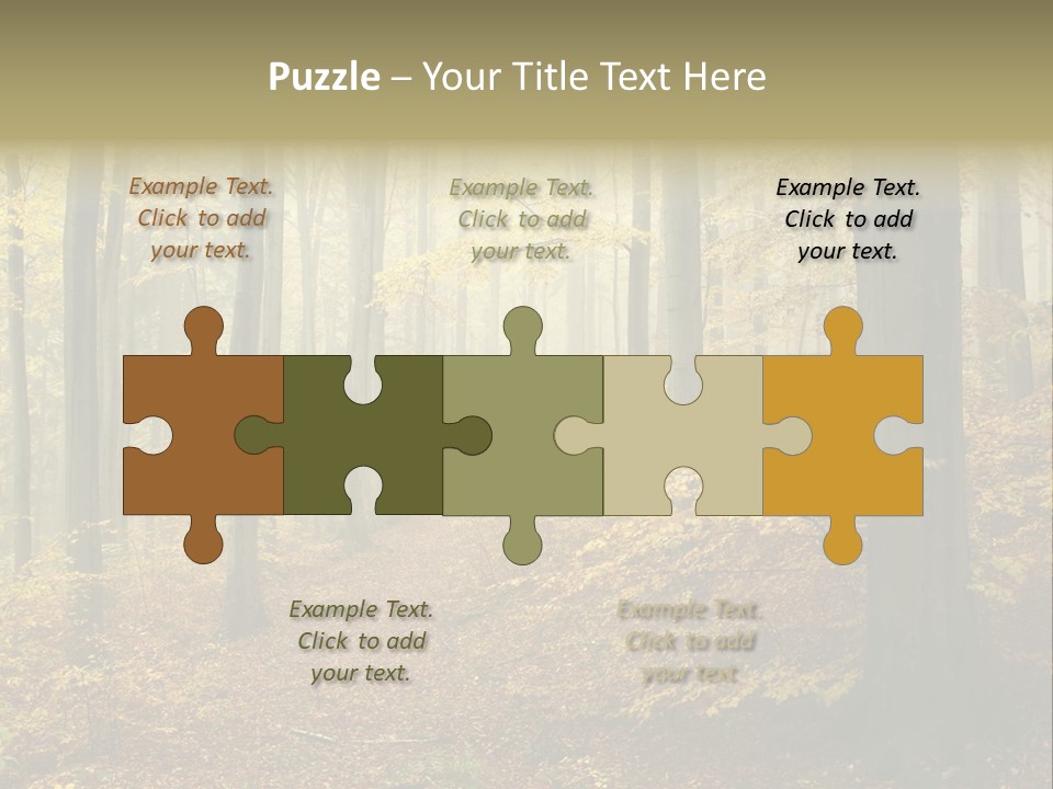 Scenic Romantic Pathway PowerPoint Template