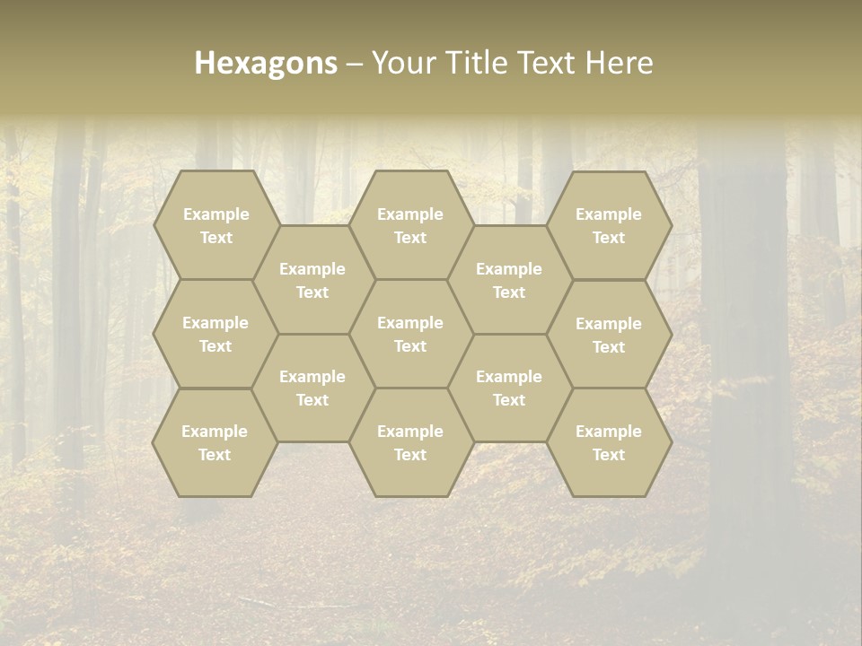 Scenic Romantic Pathway PowerPoint Template