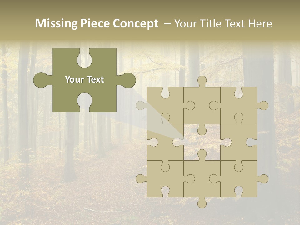 Scenic Romantic Pathway PowerPoint Template