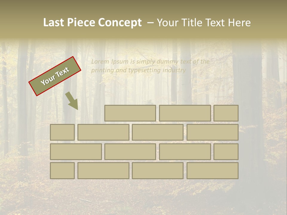Scenic Romantic Pathway PowerPoint Template