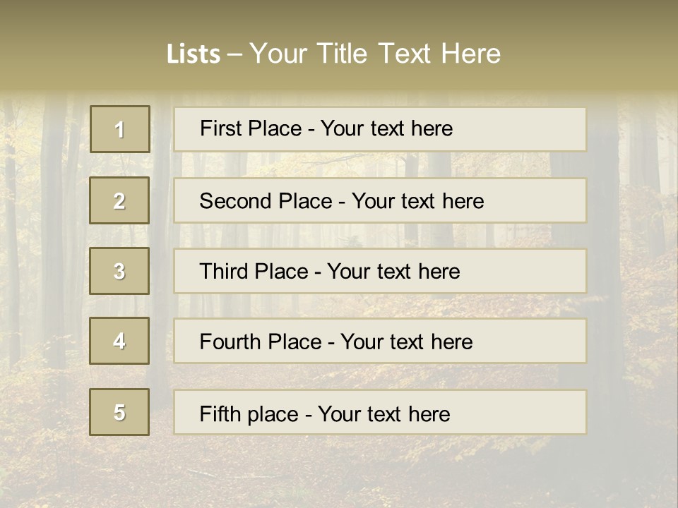 Scenic Romantic Pathway PowerPoint Template