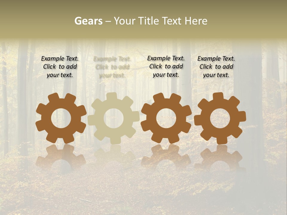 Scenic Romantic Pathway PowerPoint Template