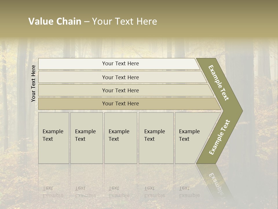 Scenic Romantic Pathway PowerPoint Template